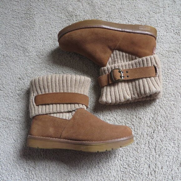 Skechers J'adore womens ankle booties size 6.5 brown suede buckle #48625 - Picture 6 of 9